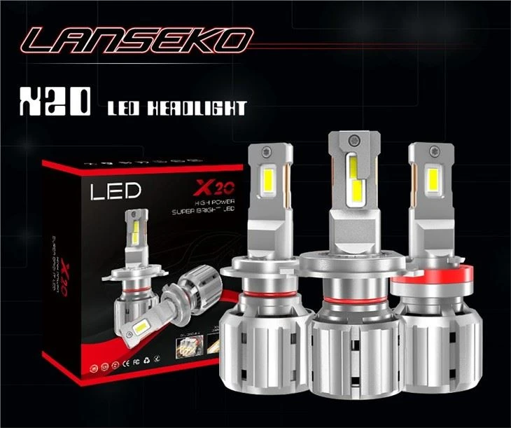 Wholesale Super Bright X20 New Led Headlight Bulb 55W For Projector