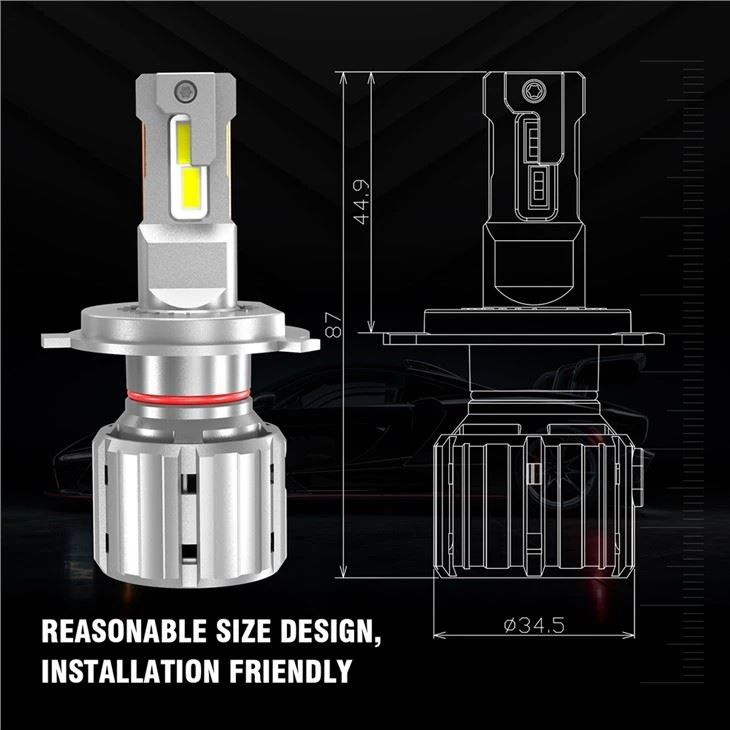 Wholesale Super Bright X20 New Led Headlight Bulb 55W For Projector