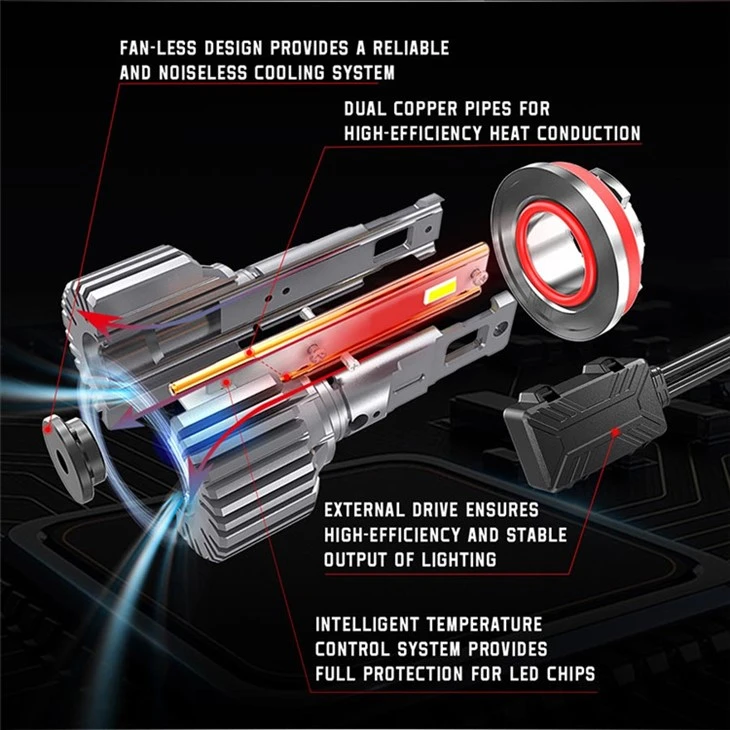 High Output Fast Cooling 880 H27 Headlight Bulbs
